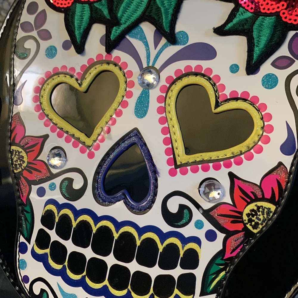 NWT Betsey Johnson Candy Kitsch Sugar Skull Crossbody Bag - Picture 12 of 16
